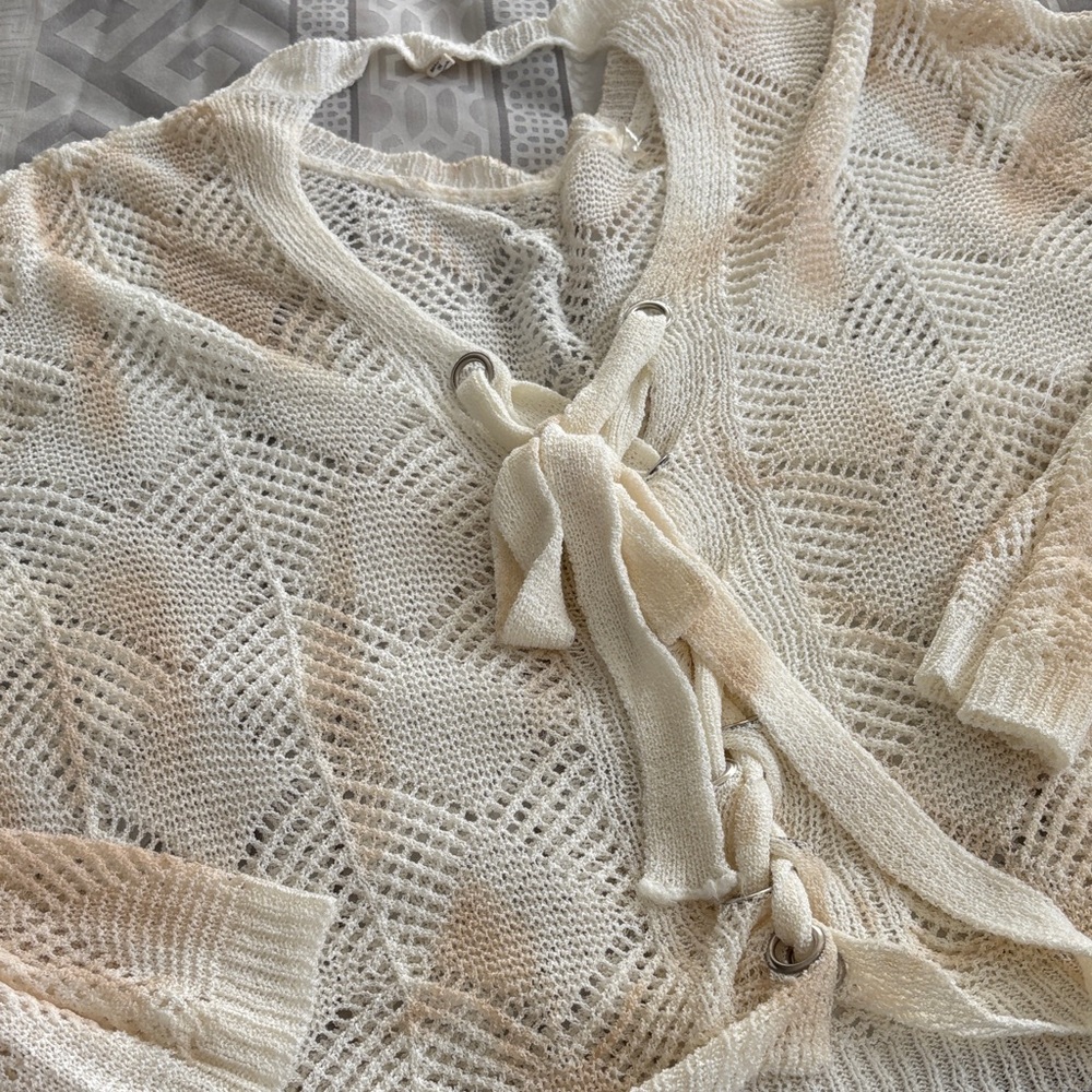 POL Cream Knit Sweater